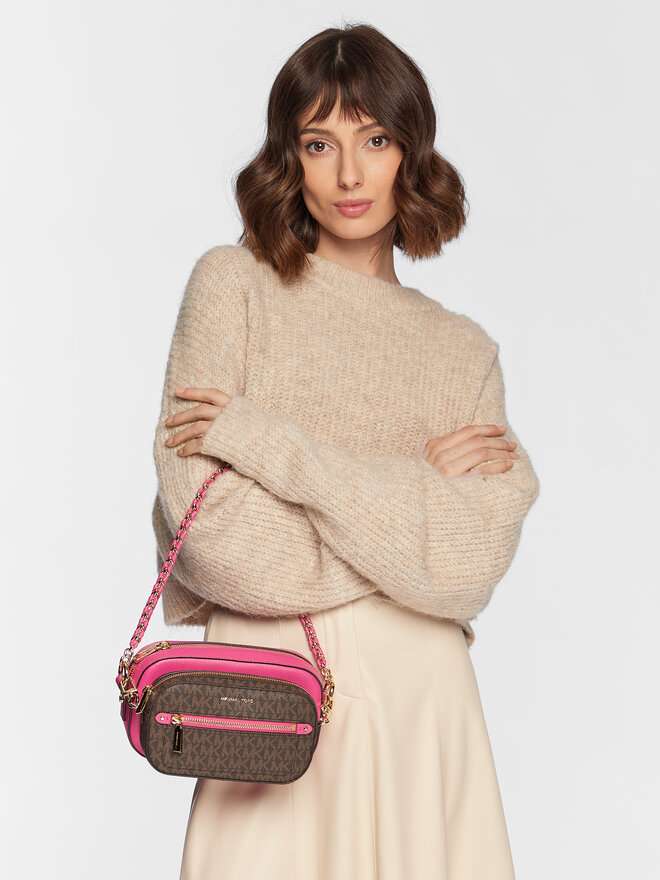 MICHAEL Michael Kors Дамска чанта MICHAEL Michael Kors Jet Set 32R3GJ6C4L Розов