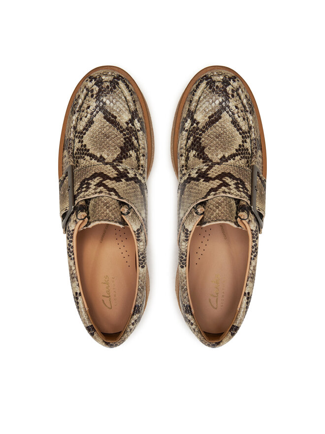 Clarks Półbuty Clarks Linoso Monk 26178680 Szary