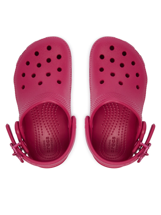 Crocs Pantoletten Crocs Classic Star Buckle Clog 214369 Rosa