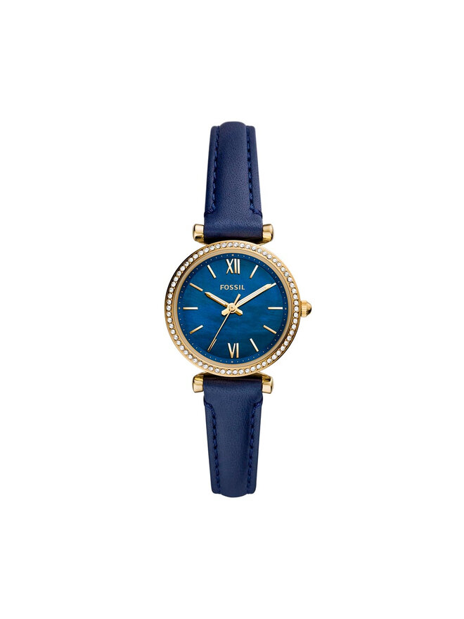 Fossil Zegarek Fossil Carlie Mini ES5017 Granatowy