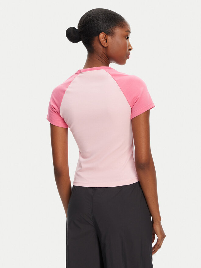 Juicy Couture Juicy Couture Футболка Contrast JCWCT125307 Рожевий Slim Fit