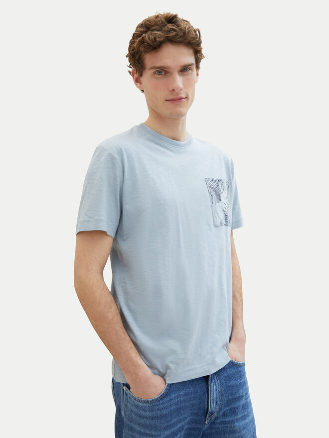 Tom Tailor Tom Tailor Marškinėliai 1040945 Žydra Regular Fit