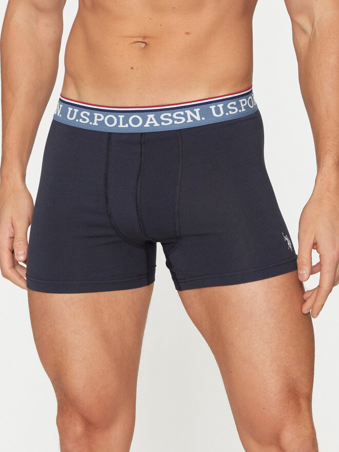 U.S. Polo Assn. U.S. Polo Assn. Набір з 3 пар боксерів MUP4078 Cиній