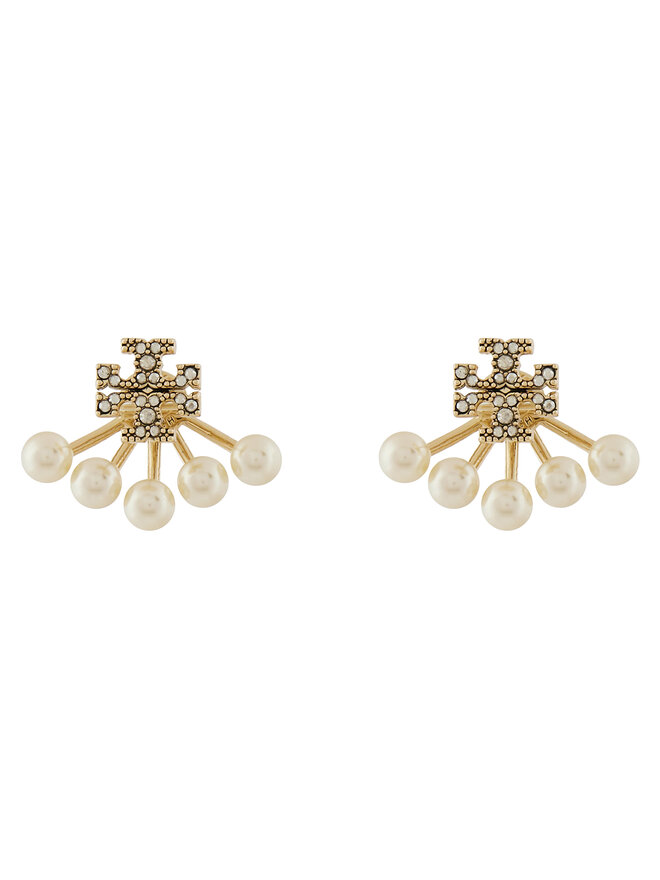 Tory Burch Orecchini Tory Burch Kira Pearl Front 163695 Oro