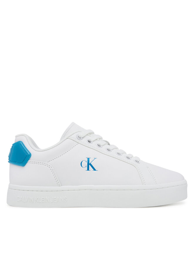 Calvin Klein Jeans Sneakers Calvin Klein Jeans Classic Cupsole Ru Patch Lth Wn YW0YW01845 Bianco