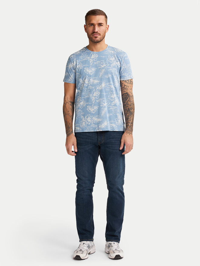 Petrol Industries Petrol Industries Camiseta M-1050-TSR623 Celeste Regular Fit
