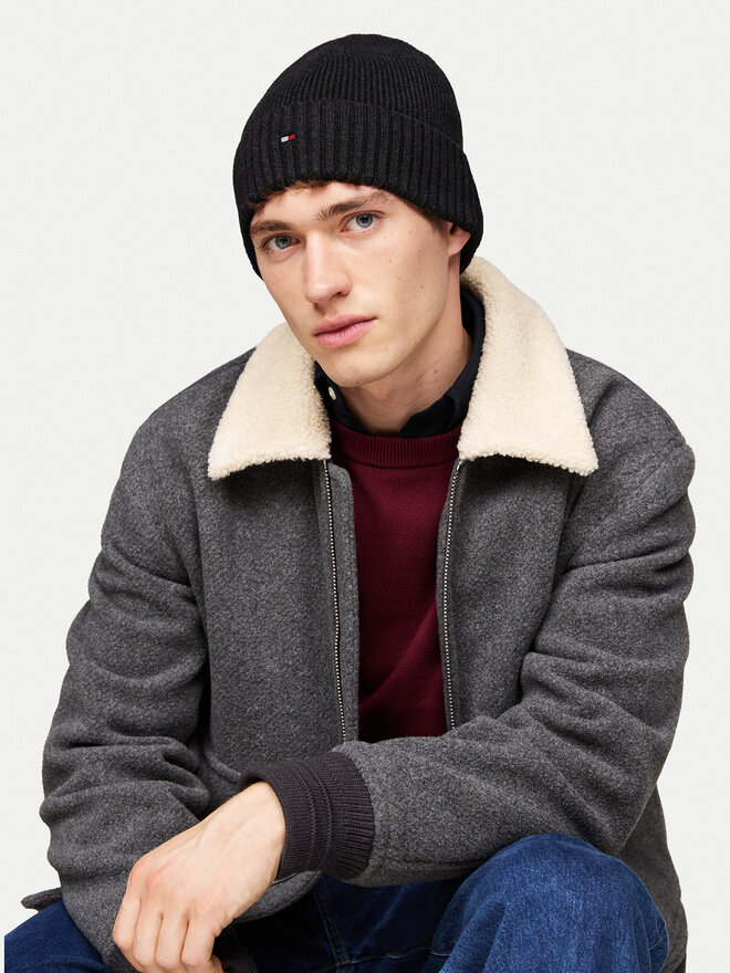 Tommy Hilfiger Шапкa Tommy Hilfiger Flag AM0AM12796 Сірий