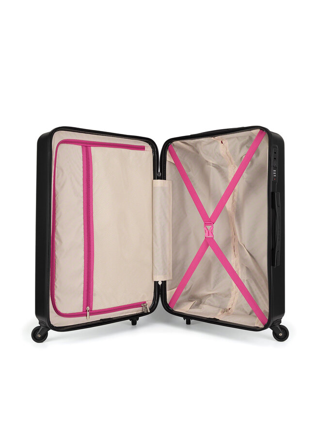 Juicy Couture Valiză medie Juicy Couture AEJXT4125TAB000-M Negru