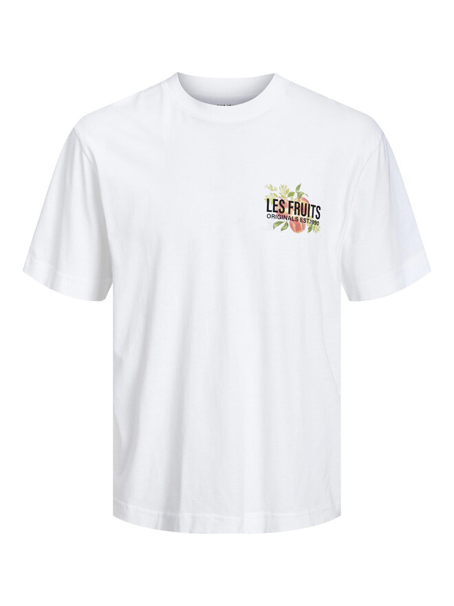 Jack&Jones Jack&Jones T-Shirt Flores 12228776 Λευκό Loose Fit