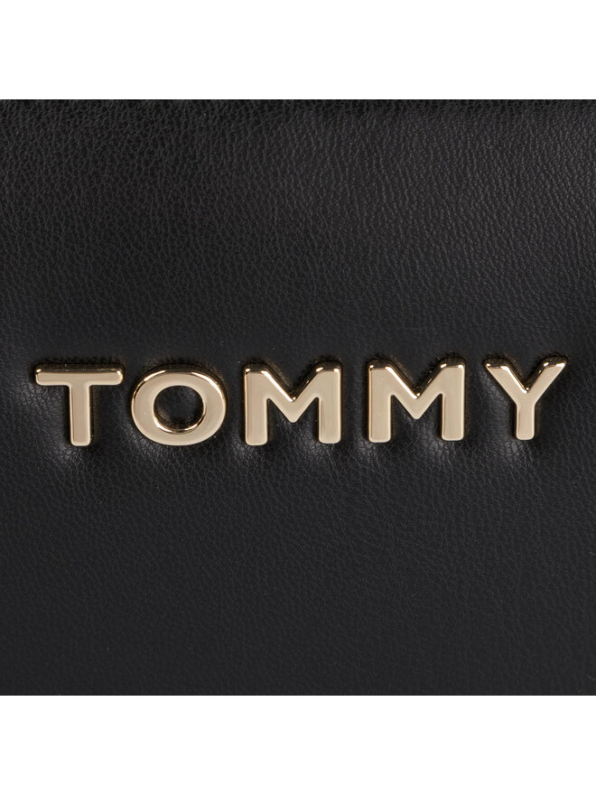 Tommy Hilfiger Handtasche Tommy Hilfiger Iconic Tommy Crossover Solid AW0AW07591 Schwarz