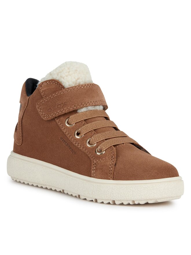 Geox Сникърси Geox J Theleven Girl Wpf J36HYC 022BH C6627 M Кафяв