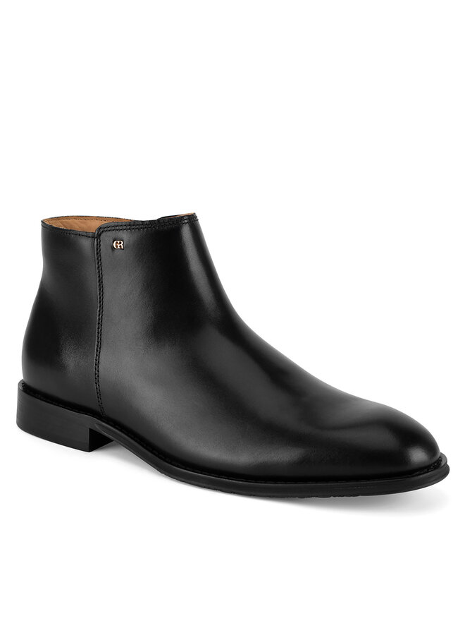 GINO ROSSI Botki Gino Rossi FABIO-04 124 AM Czarny