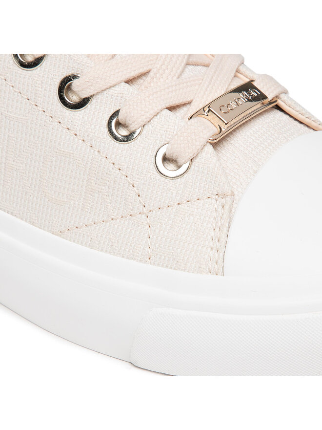 Calvin Klein Teniși Calvin Klein Vulc High Top-Mn Jq HW0HW01045 Bej