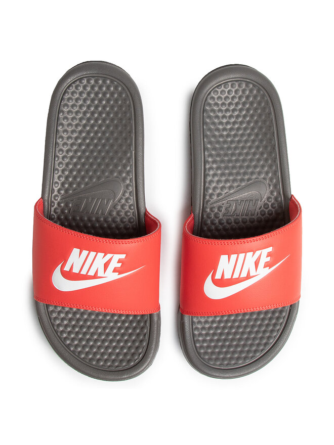 Pantoletten Nike Benassi Jdi 343880 028 Rot | eschuhe.de