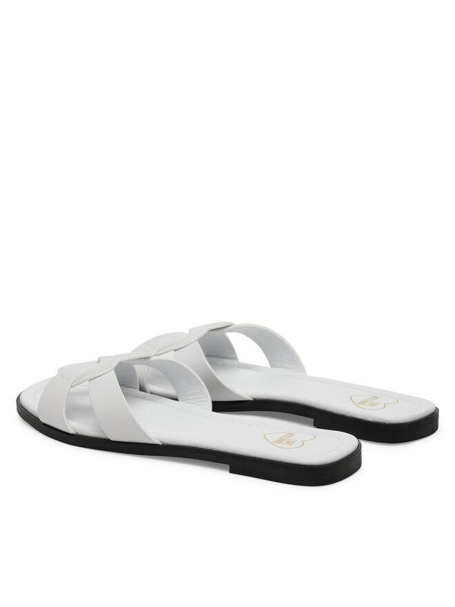 LOVE MOSCHINO Klapki LOVE MOSCHINO JA28092G1MIA0100 Biały