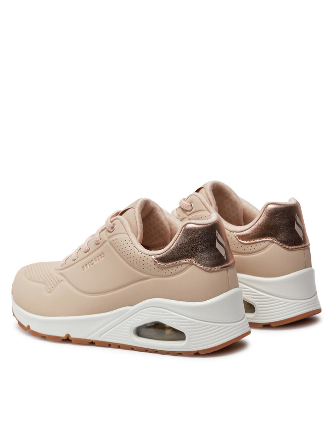 Skechers Sportcipők Skechers Uno Shimmer Away 155196/NAT Rózsaszín