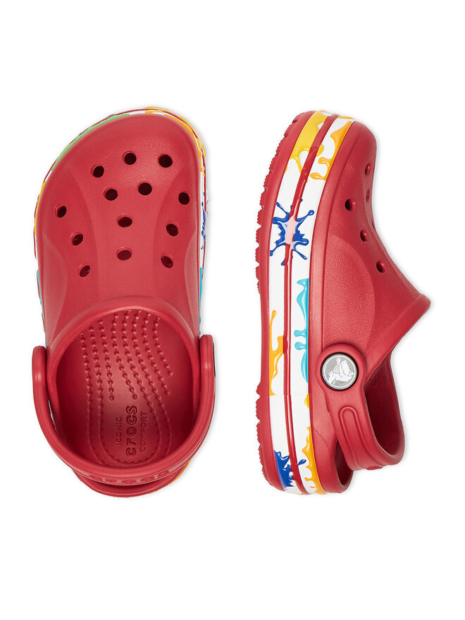 Crocs Klapki Crocs C-BAYABAND CLOG T 211683-6EN Czerwony
