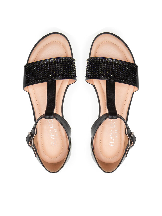 Flamingo Sandale Flamingo F04100-H Negru