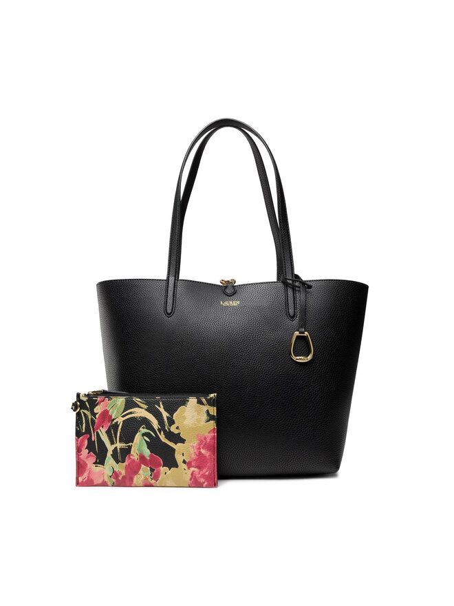 Bolso Lauren Ralph Lauren Rvrsble Tote 431795329048 Negro zapatos.es
