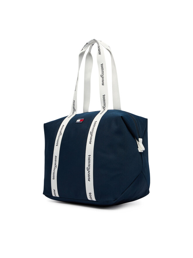 Tommy Jeans Handtasche Tommy Jeans Tjw Ess Daily Tote AW0AW18461 Dunkelblau