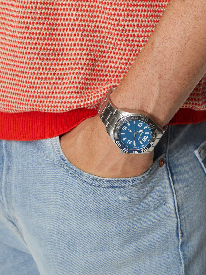 Nautica Karóra Nautica NAPFWS307 Ezüst
