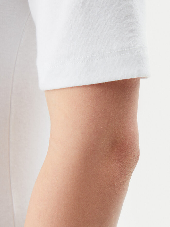 Gap Gap Marškinėliai 679172-01 Balta Stretch Fit