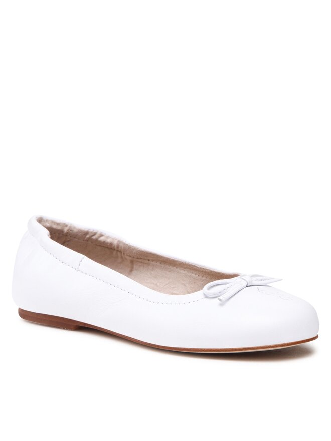 Polo Ralph Lauren Балеринки Polo Ralph Lauren Pony Ballet RF104211 Бял