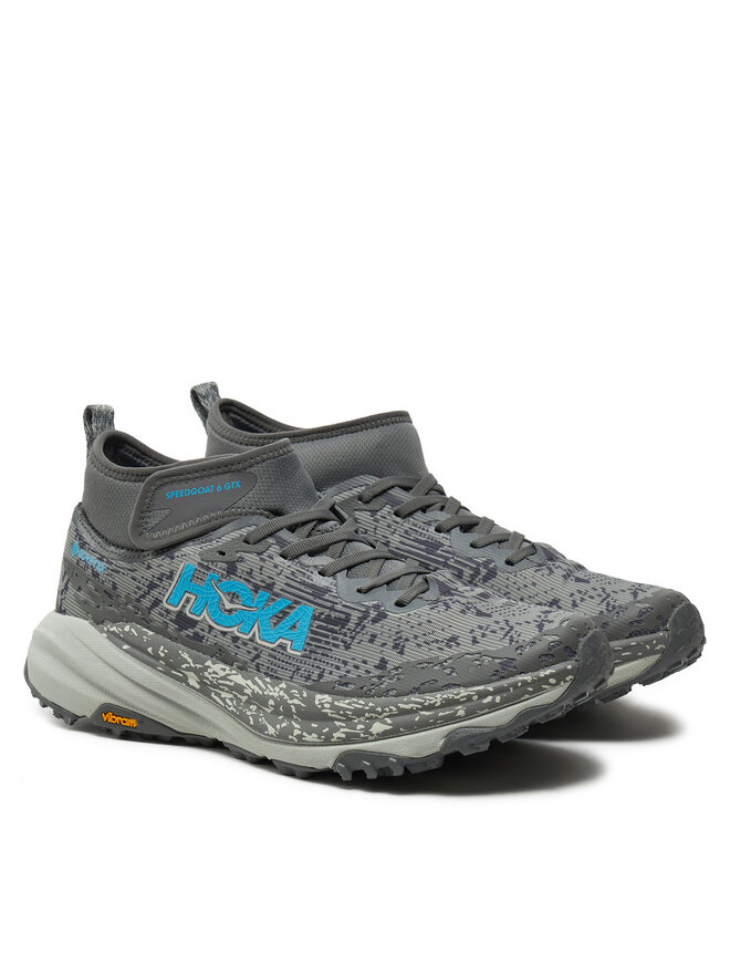 Hoka Взуття для бігу Hoka Speedgoat 6 Mid GTX GORE-TEX 1155152 Сірий
