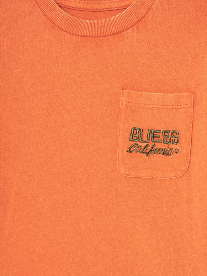 Guess Guess Póló L5RI30 K8HM4 Narancssárga Regular Fit