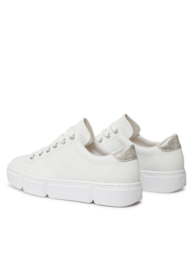 Rieker Sneakersy Rieker N59W1-80 Biela