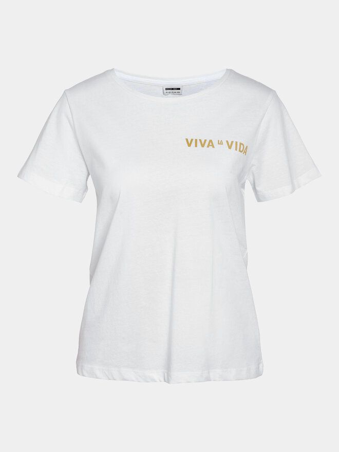 Noisy May Noisy May T-Shirt Sun 27030257 Λευκό Oversize