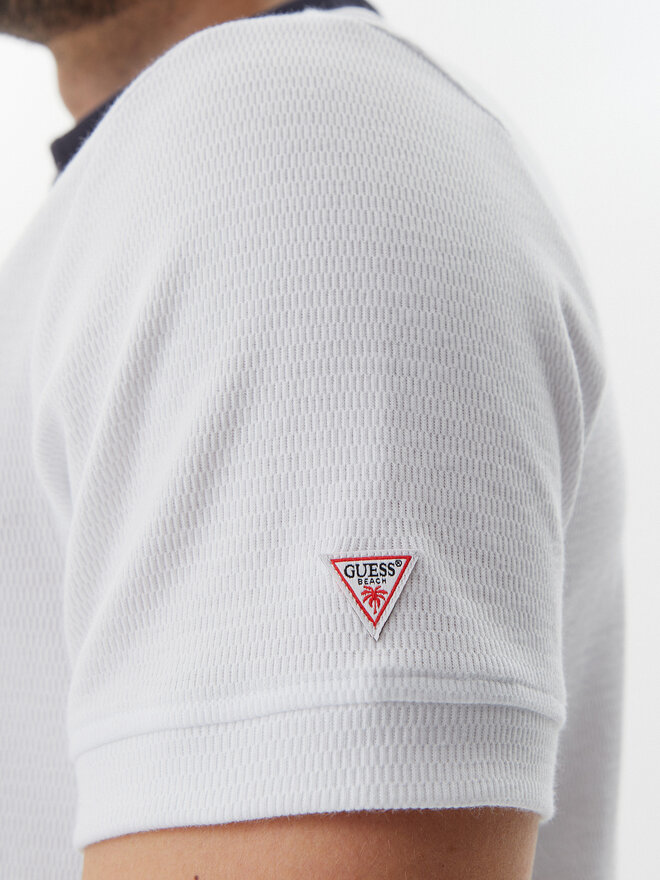 Guess Guess Poloshirt F5GP01 KC5Y1 Weiß Regular Fit