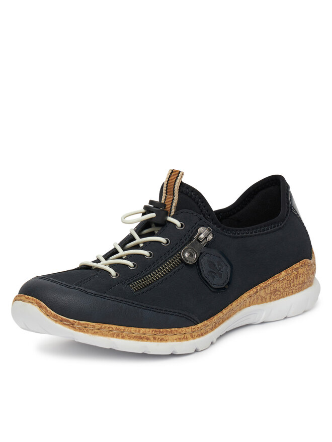 Rieker Sneakersy Rieker N4263-14 Tmavomodrá