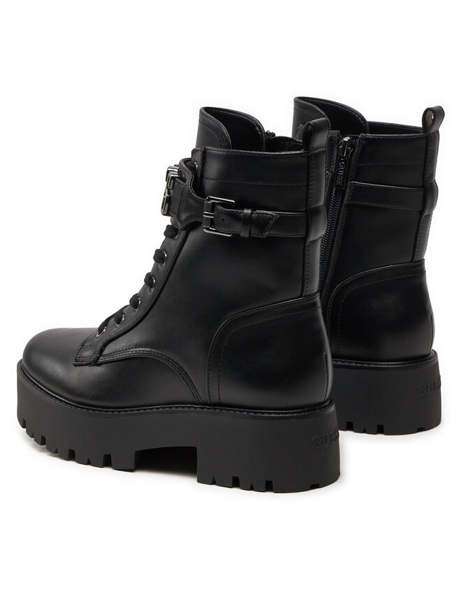 Guess Polokozačky Guess Vaires FLTSOM ELE10 Černá