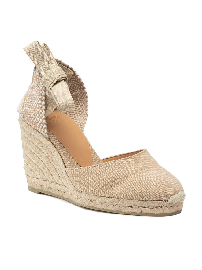 Castañer Espadrilky Castañer Carina/8/002 021642-2017 Béžová