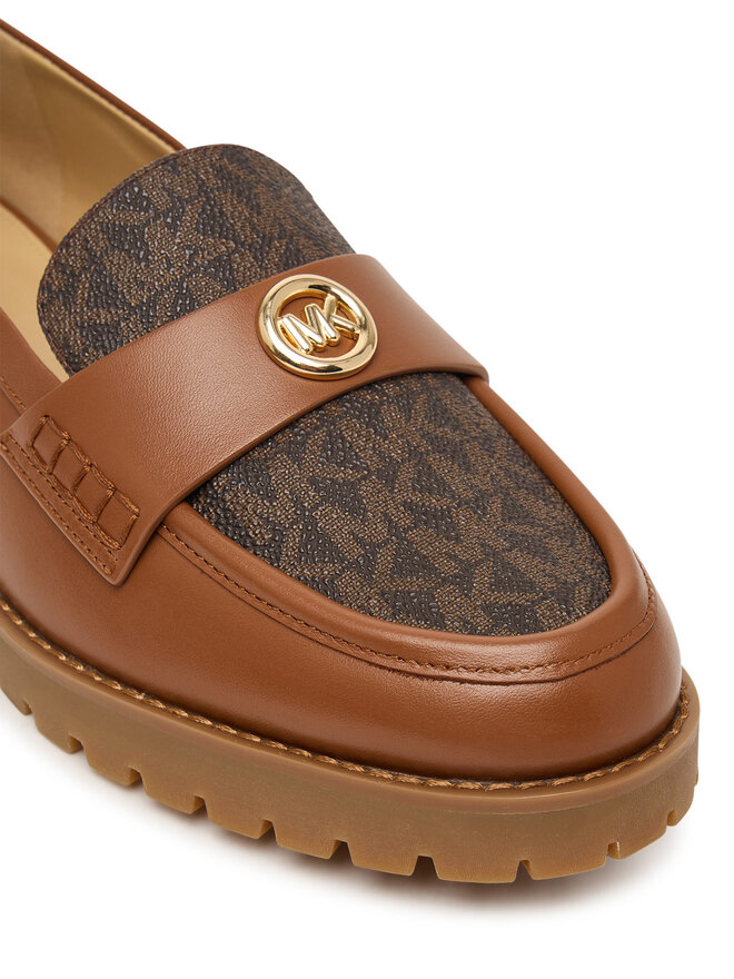 MICHAEL Michael Kors Лофери MICHAEL Michael Kors Jaelyn Lug 40T6JLFP2L Коричневий