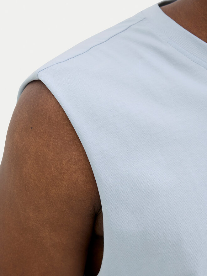 Jack&Jones Jack&Jones Tank top marškinėliai Vesterbro 12250430 Žydra Oversize