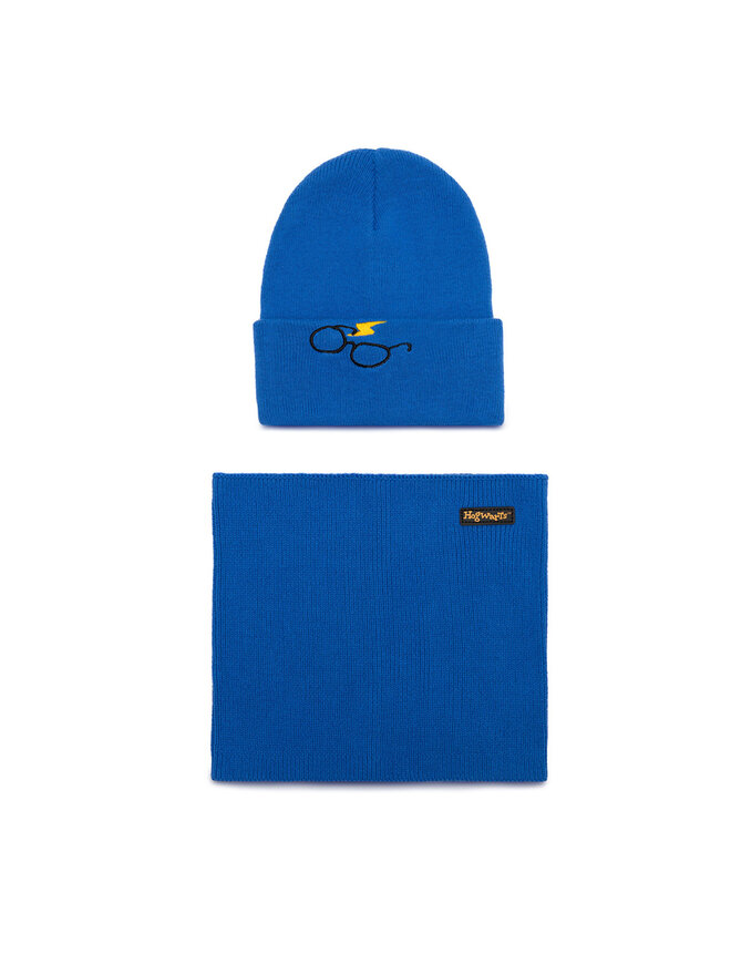 Harry Potter Set: gorro y bufanda de tubo Harry Potter ACCCS-AW24-243WBHP Azul marino
