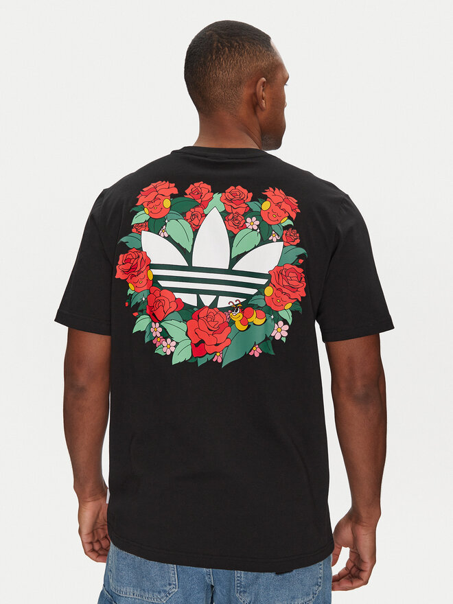 adidas adidas T-Shirt JN7032 Μαύρο Loose Fit