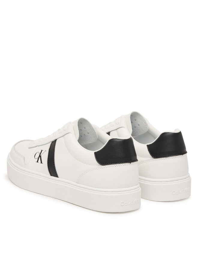 Calvin Klein Sneakers Calvin Klein Classic Cups Lace Lth Emb Tongue HM0HM02237 Weiß