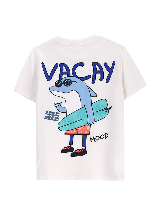 Coccodrillo Coccodrillo T-Shirt WC5143201HBK Εκρού Regular Fit