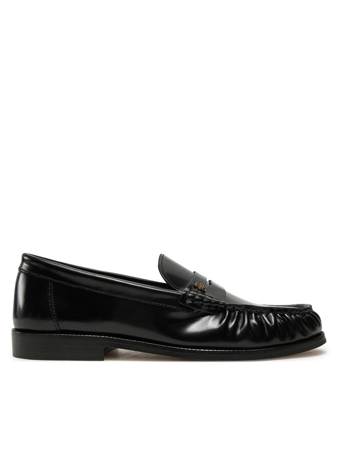 Tommy Hilfiger Μοκασίνια Tommy Hilfiger Loafer Abrasivato Leather FW0FW08617 Μαύρο