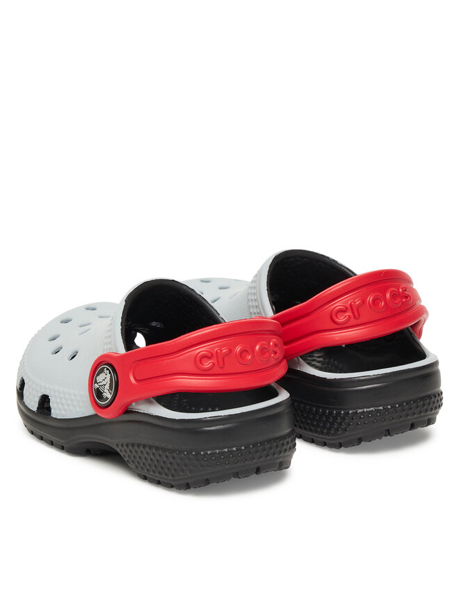 Crocs Παντόφλες Crocs Toddler Retro Sport Classic Clog 211265 Γκρι