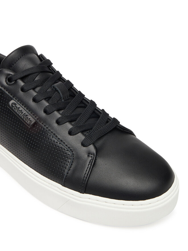 Calvin Klein Αθλητικά Calvin Klein Clean Cup Low Laceup Perf Lth HM0HM01870 Μαύρο