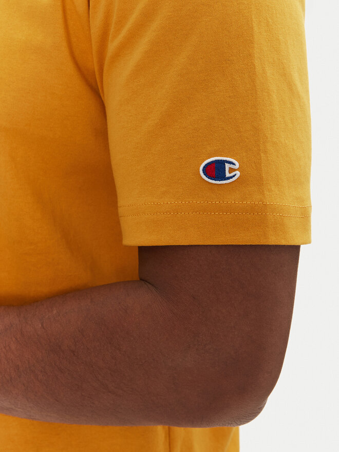 Champion Champion Póló 220761 Sárga Loose Fit