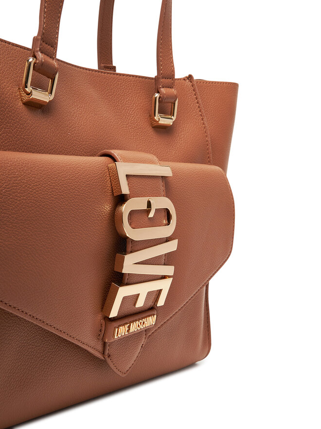 LOVE MOSCHINO Дамска чанта LOVE MOSCHINO JC4225PP0MKC0201 Кафяв