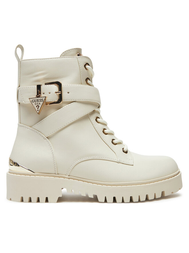 Guess Ботильйони Guess Olsy FLFOLS ELE10 Écru