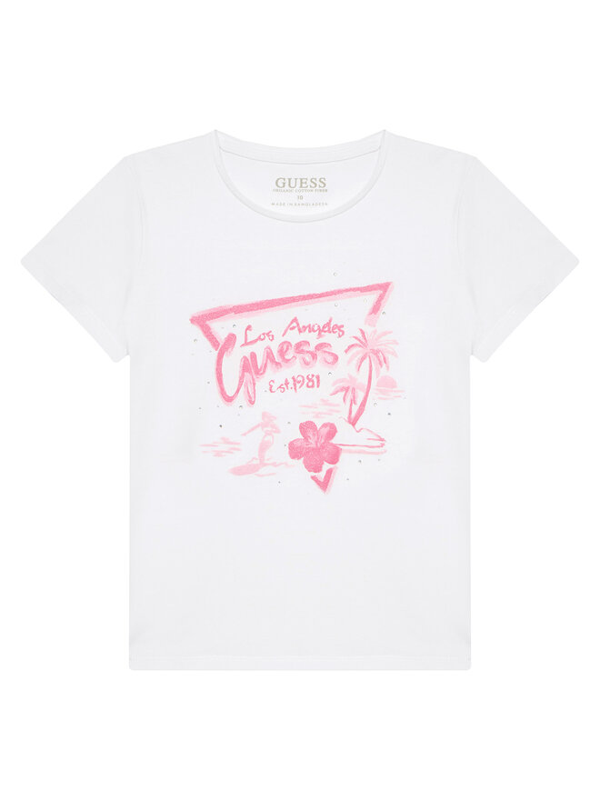 Guess Guess Camiseta J5GI30 K6YW4 Blanco Regular Fit