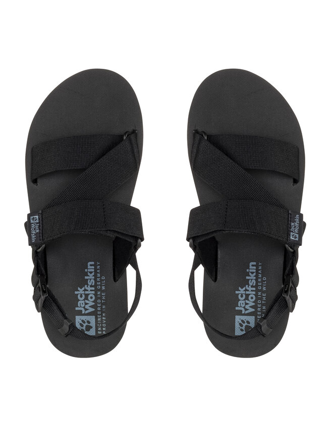 Jack Wolfskin Σανδάλια Jack Wolfskin Urban Entdeckung Belt Sandal 4056711 Μαύρο