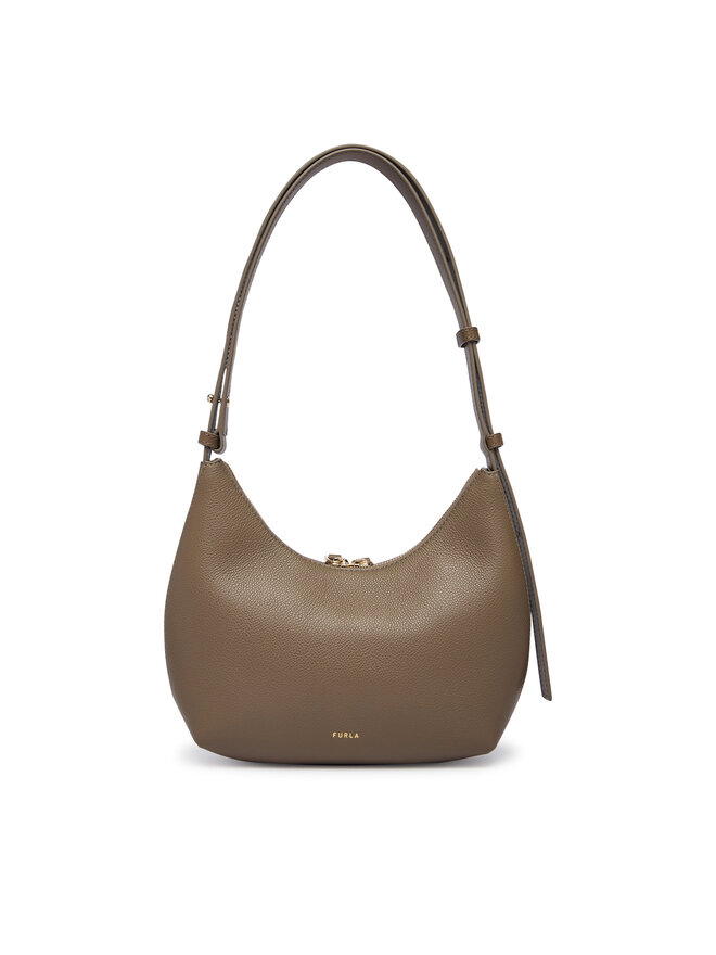 Furla Handtasche Furla Goccia S WB01500 BX3353 CN 4903S Dunkelgrau